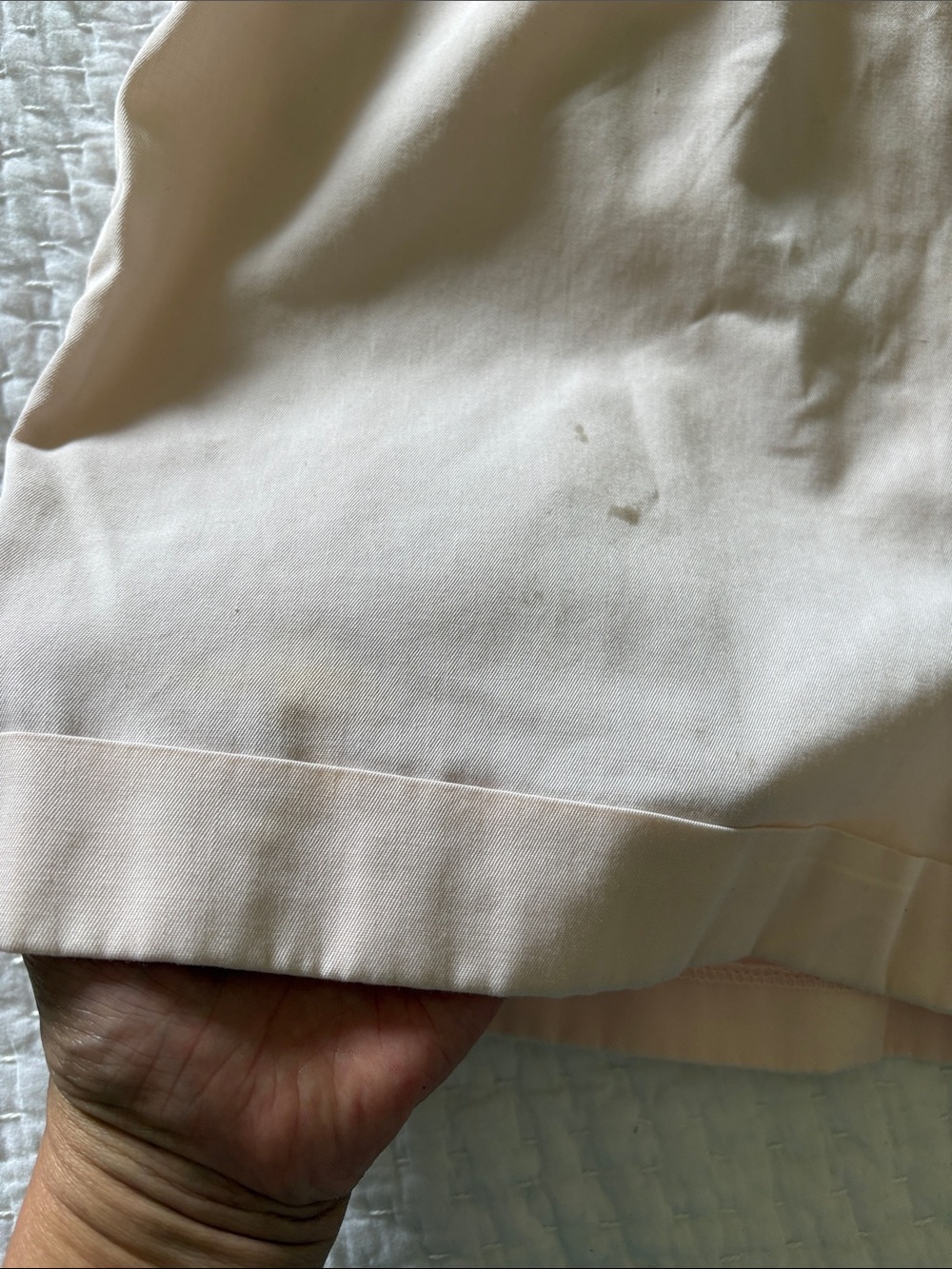 Vintage Women's Australian L’alpina Light Pink Embroidered Shorts 46 XS Stains - Picture 10 of 11